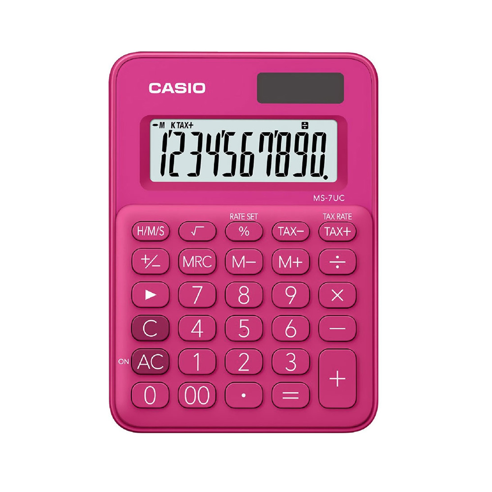 Calculadora Casio Mini Colorful Ms-7uc 10 dígitos
