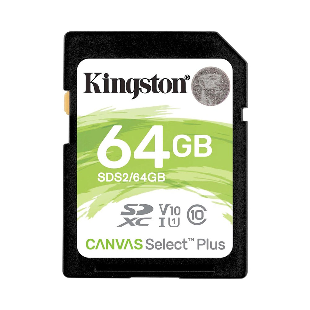 MEMORIA SD KINGSTON CANVAS SELECT PLUS 100 MB/S 64GB