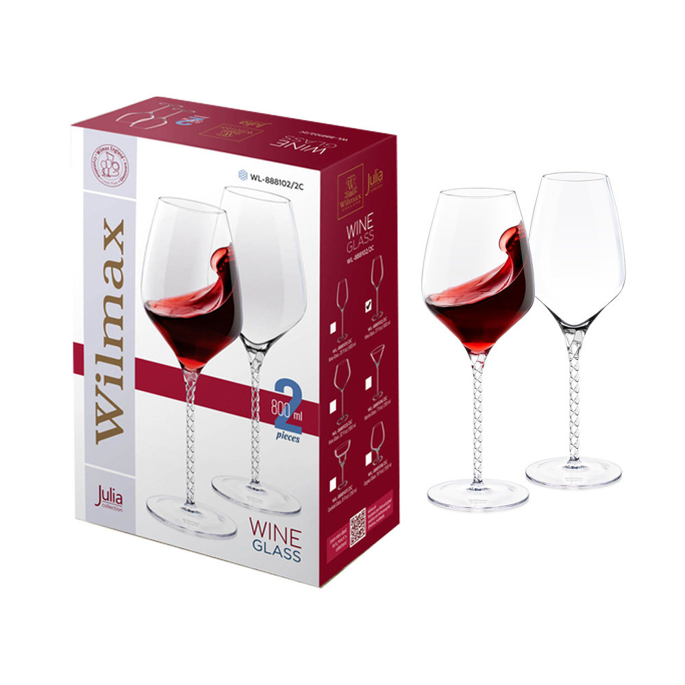 Set de copas para vino Wilmax Julia Vysotskaya 800ml 2 unid WL-888102/2C