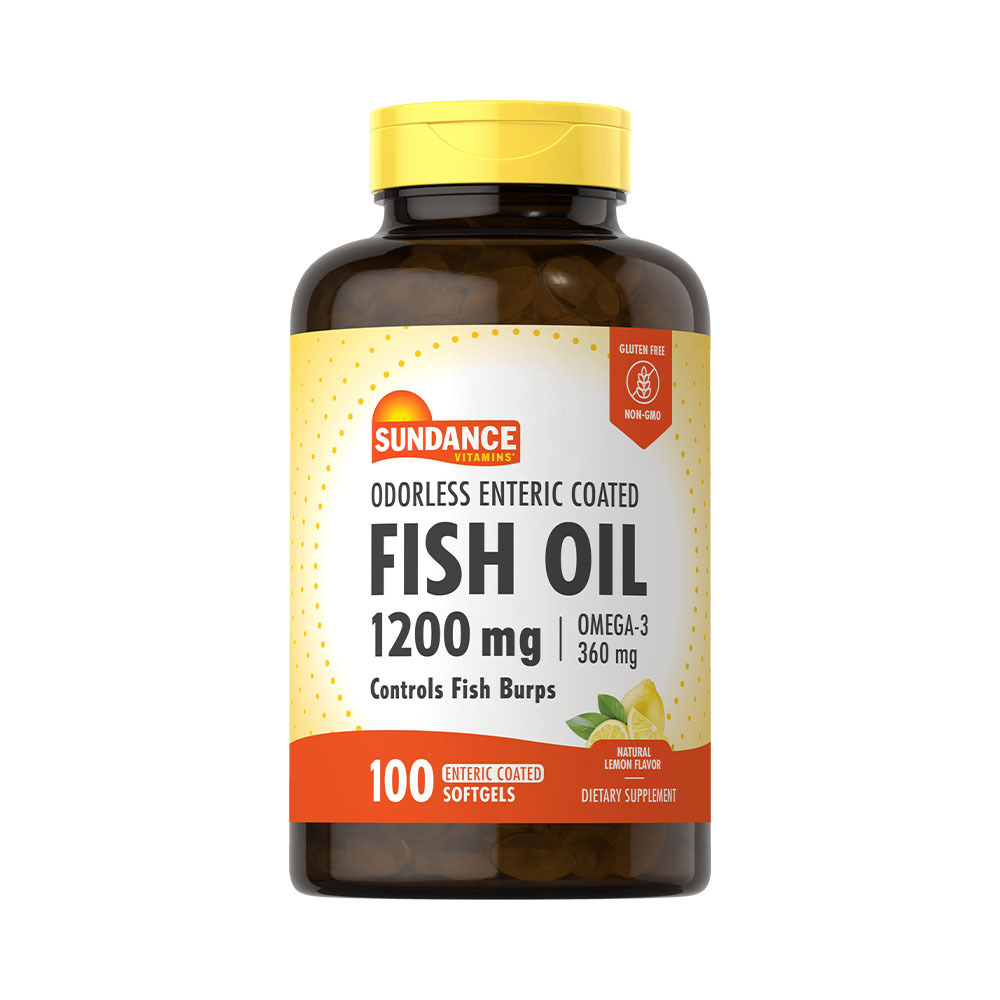 Fish Oil Sundance 1200mg Odorless 100 Softgels