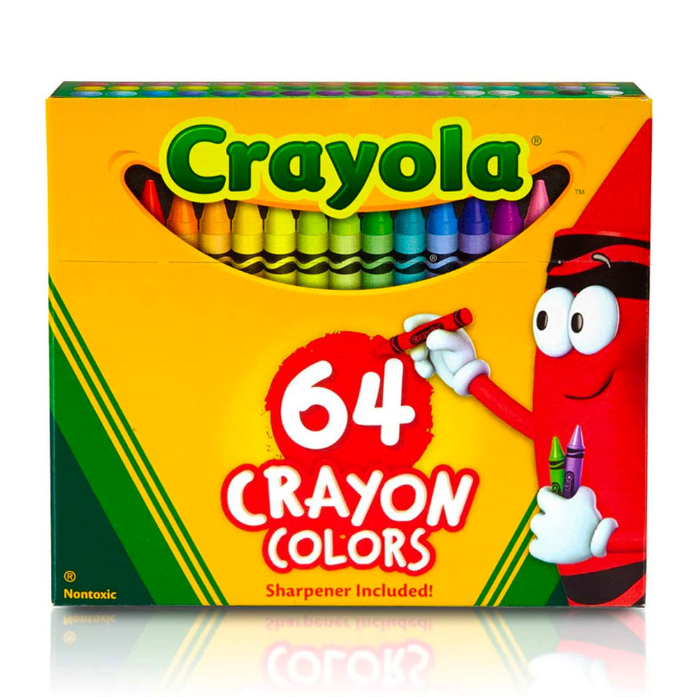 Lápiz de Crayón Crayola Peggable con 64 colores - Ref.52-0064