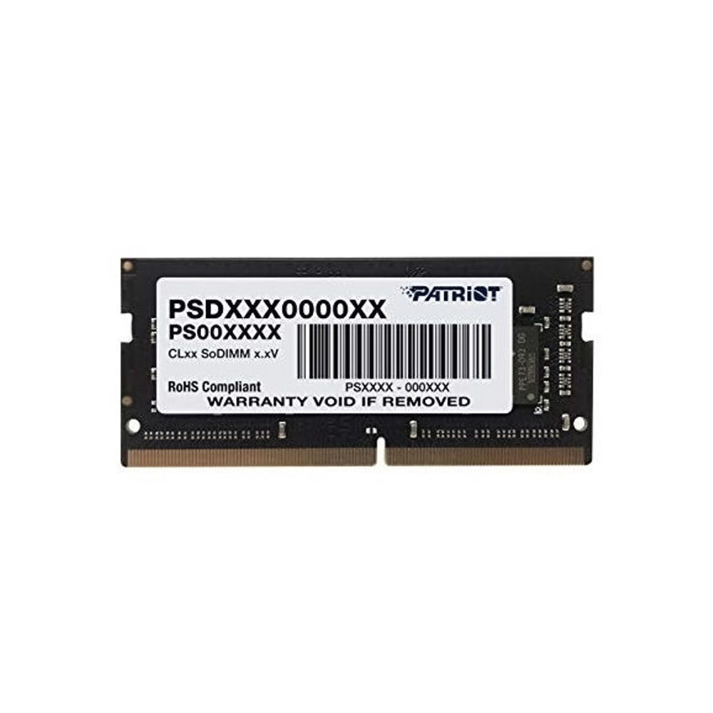 MEMÓRIA RAM DDR4 SO-DIMM PATRIOT PSD48G240081S 8GB 2400MHZ