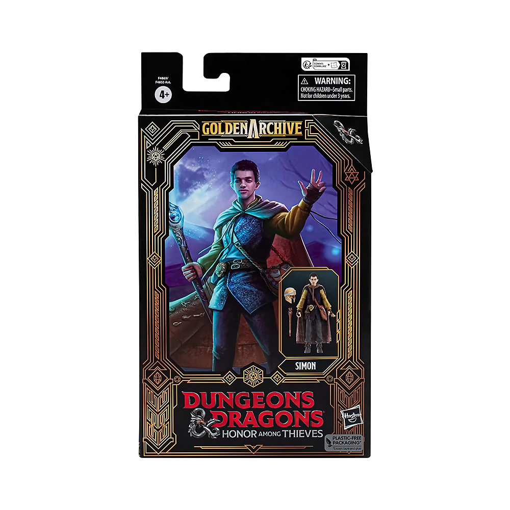 FIGURA HASBRO DUNGEONS & DRAGONS HONOR AMONG THIEVES GOLDEN ARCHIVE SIMON F4869
