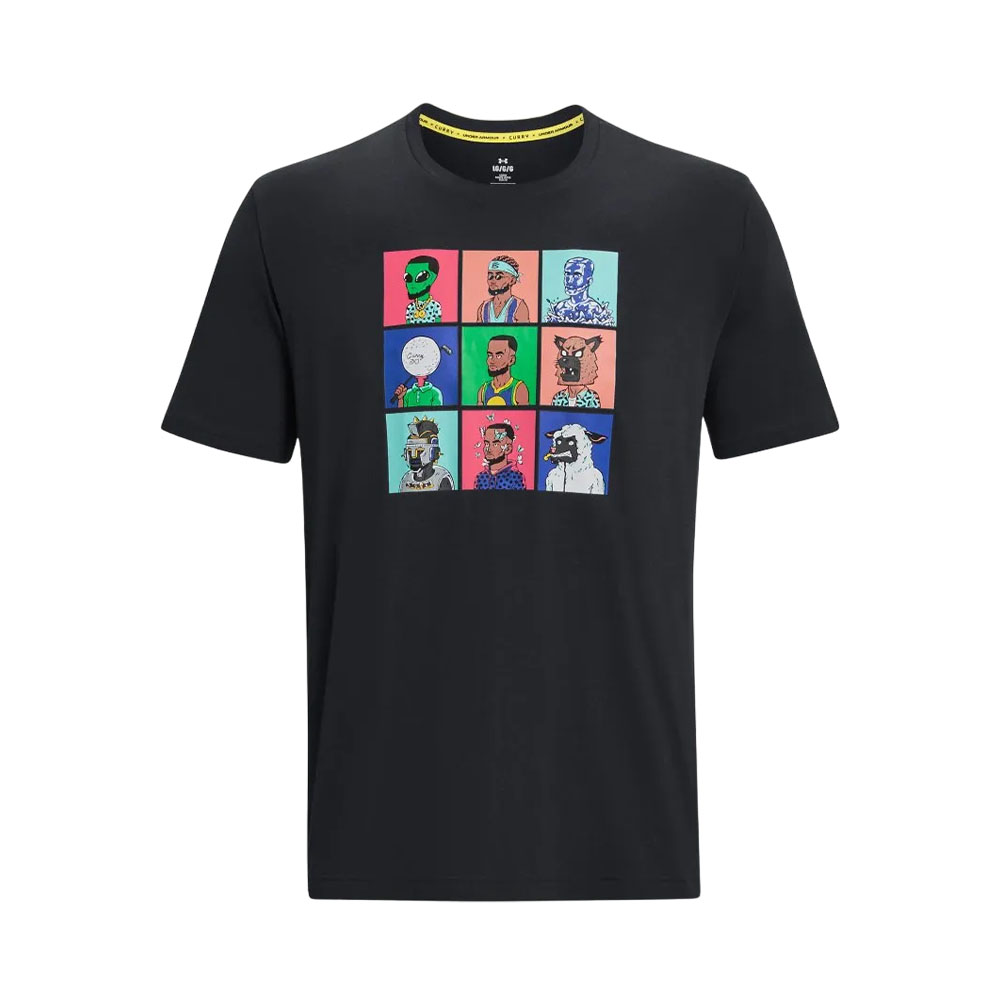 REMERA UNDER ARMOUR 1379860-001 CURRY NFT