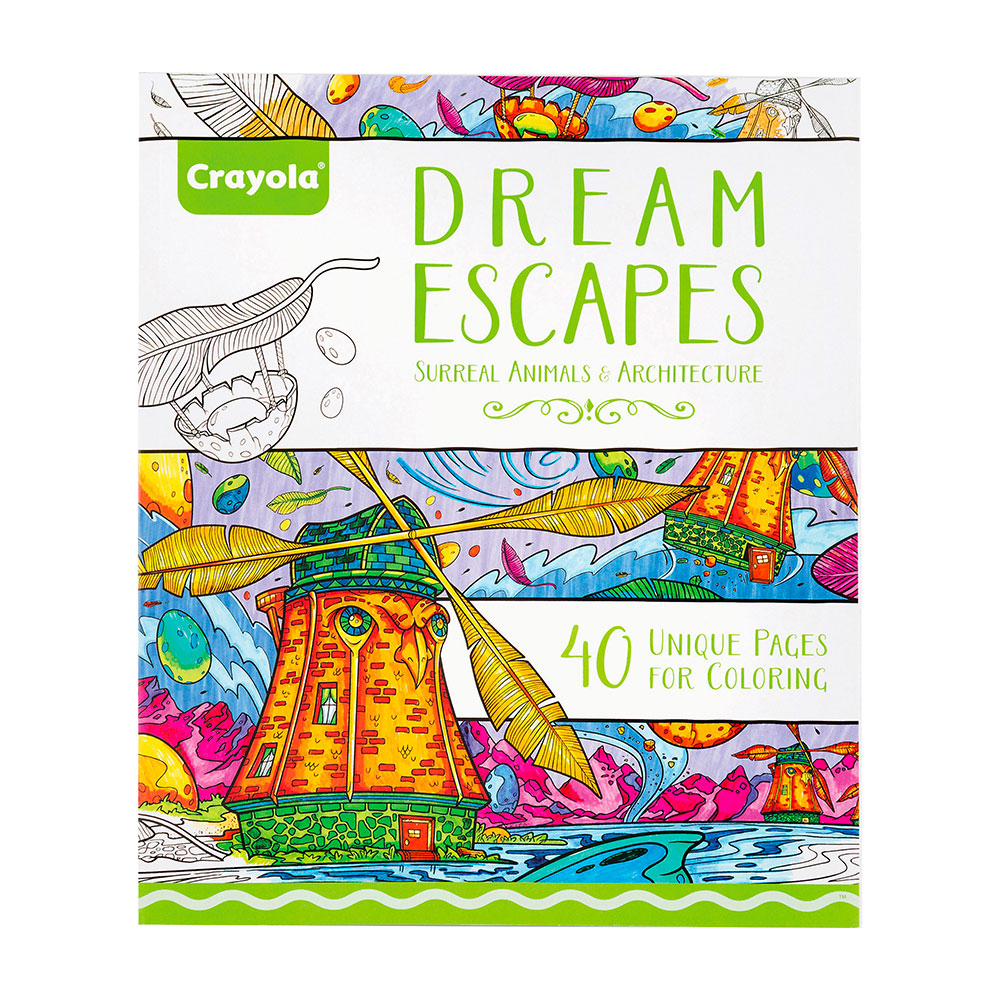 Libro para Colorear Crayola Adult Dream Escapes  04-0123