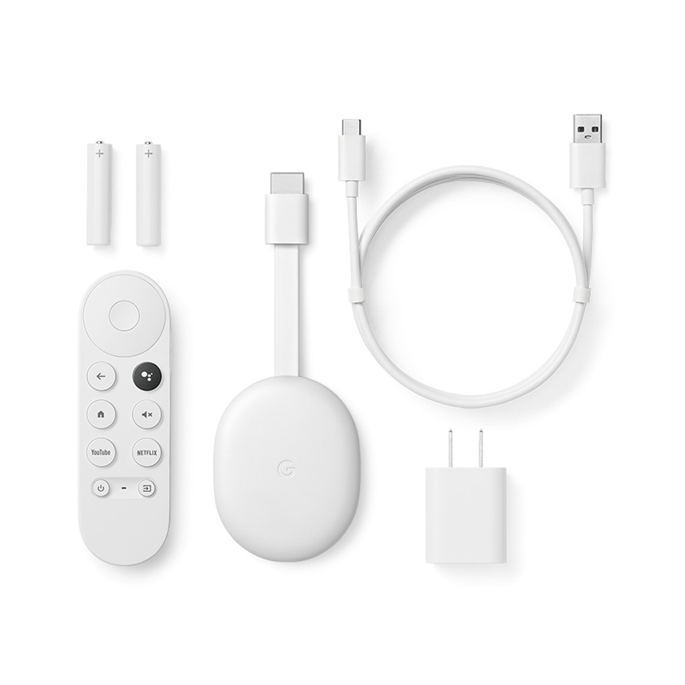 Google Chromecast 4 Con Google TV 4k + Control Remoto
