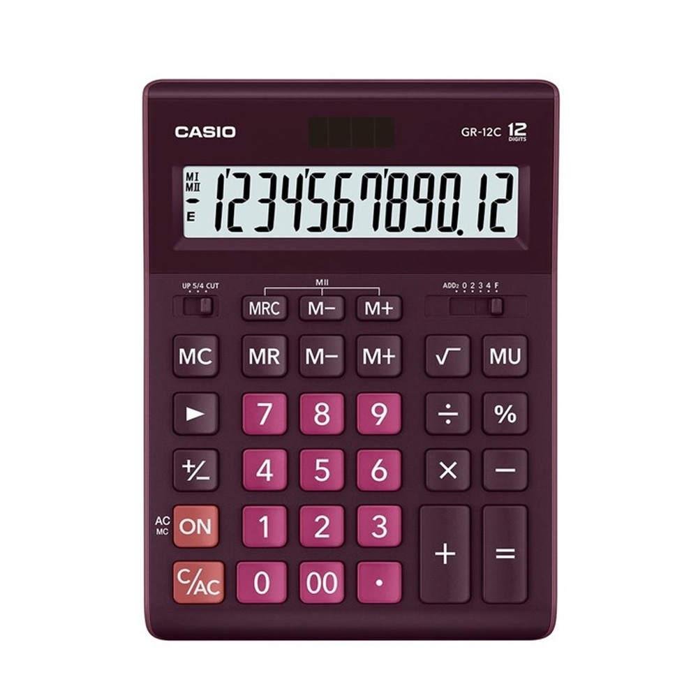 Calculadora Casio GR-12C-WR 12 Dígitos