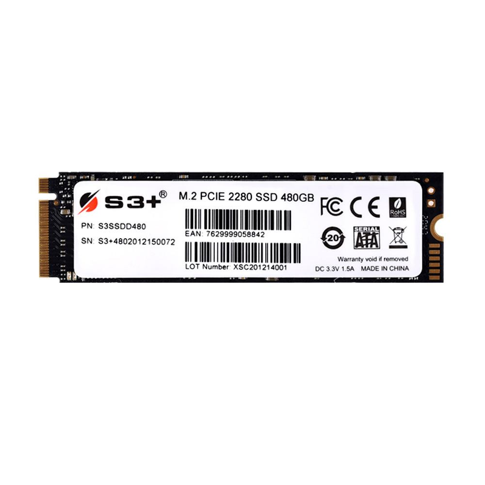 SSD S3+ M.2 NVMe PCI 480GB