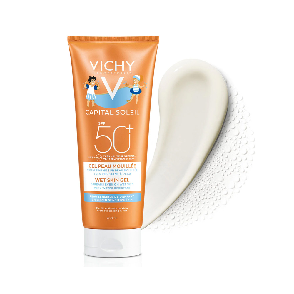 Protector Solar Vichy Capital Soleil Niños Wet Skin Gel FPS 50+ 200ml
