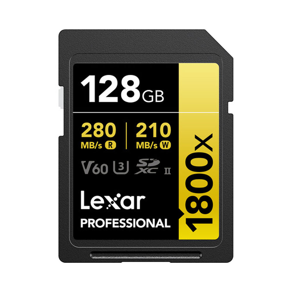 MEMORIA SD LEXAR 128GB 280-210MB GOLD SERIES