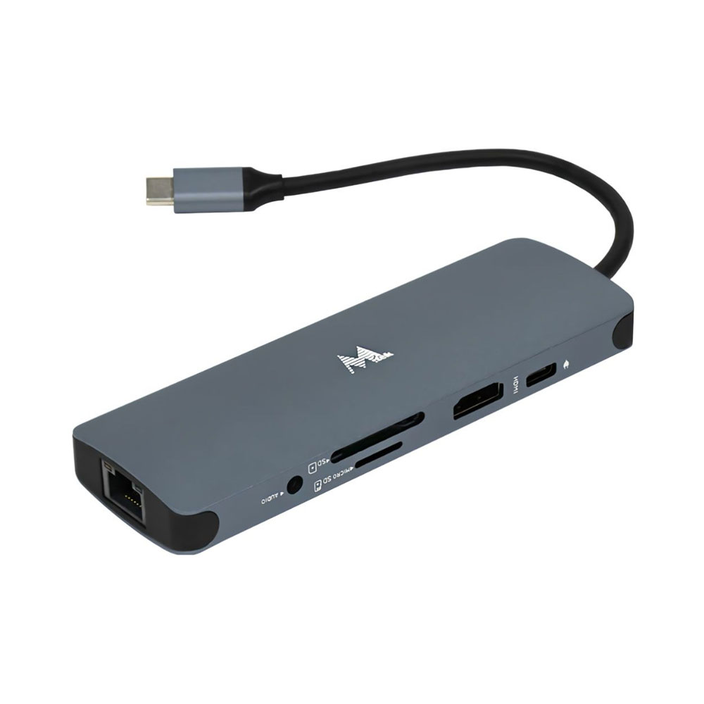 HUB MTEK DS-91TC 9 EN 1 USB-C GRIS