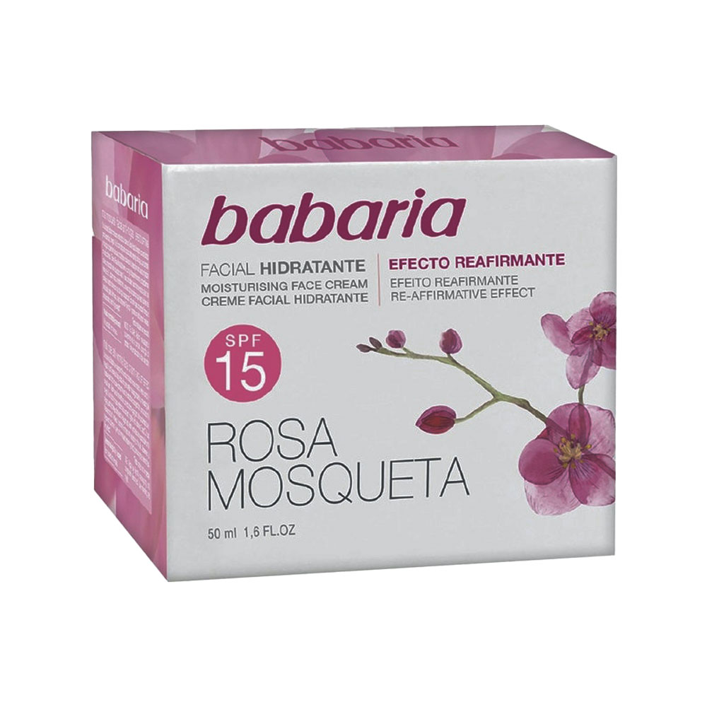Crema Facial Babaria Hidratante Rosa Mosqueta 50ml