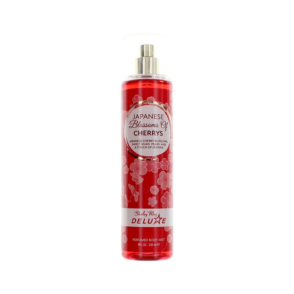 BODY MIST SHIRLEY MAY DELUXE JAPANESE BLOSSOM OF CHERRYS 236ML