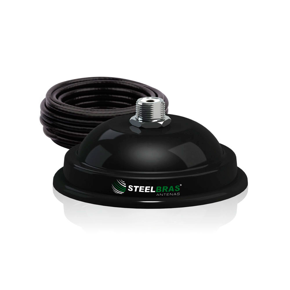 Soporte Antena Steelbras Ap2075 Magnetico Con Cable
