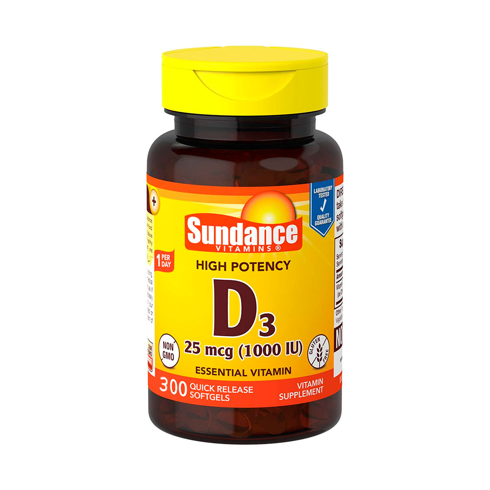 Vitamina D3 Sundance 25mcg 300 Softgels