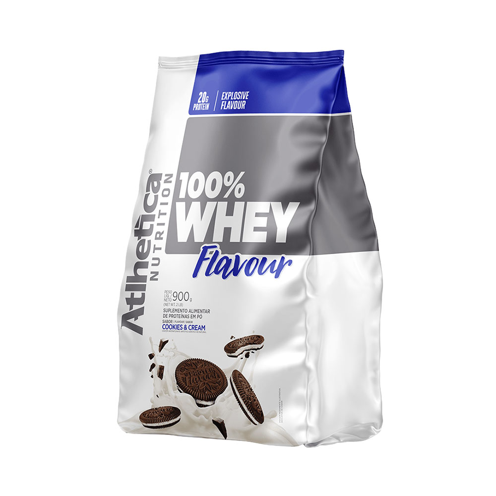 SUPLEMENTO ATLHETICA 100% WHEY FLAVOUR COOKIES 900GR