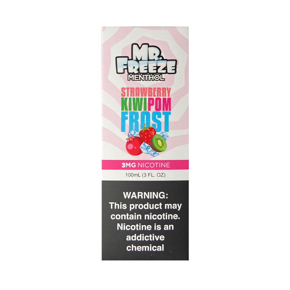 Essência Mr. Freeze Strawberry Kiwi Pom Frost 3mg 100ml