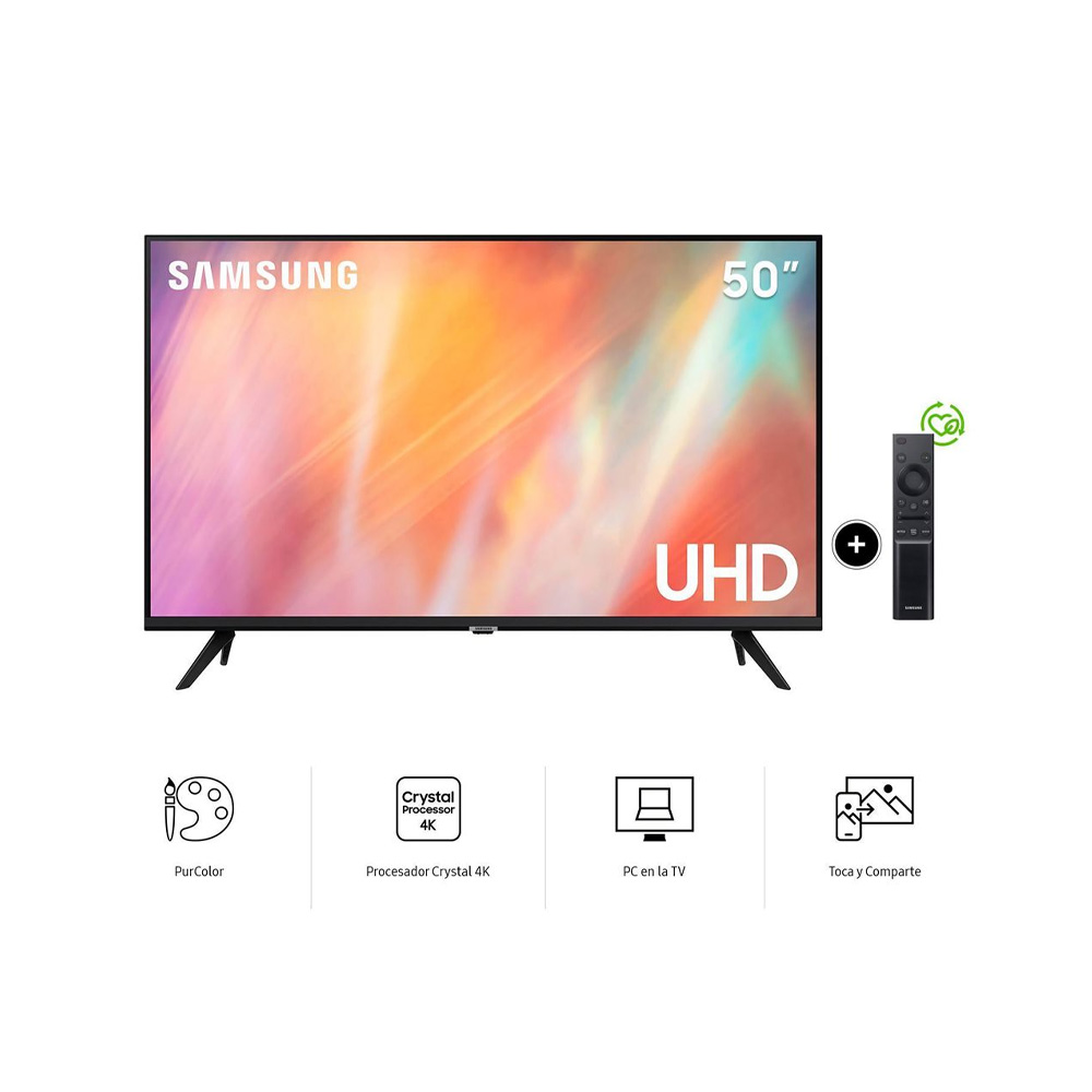 SMART TV Samsung UN50AU7090 50" 4K UHD HDR