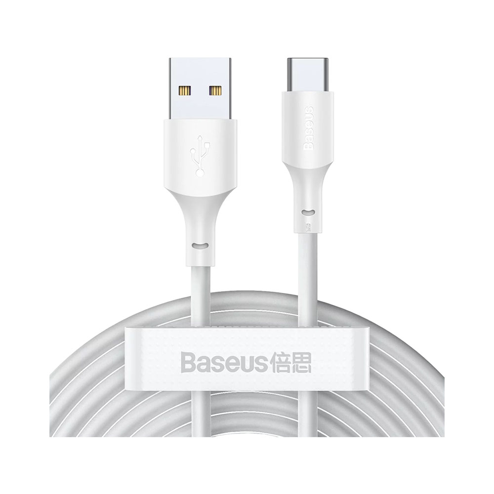CABLE BASEUS TZCATZJ-02 USB-A A USB-C 1.5M BLANCO