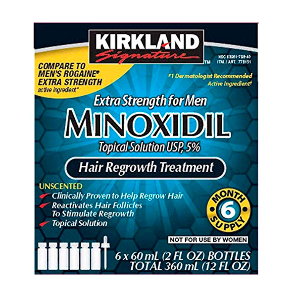 MINOXIDIL KIRKLAND 6 X 60ML