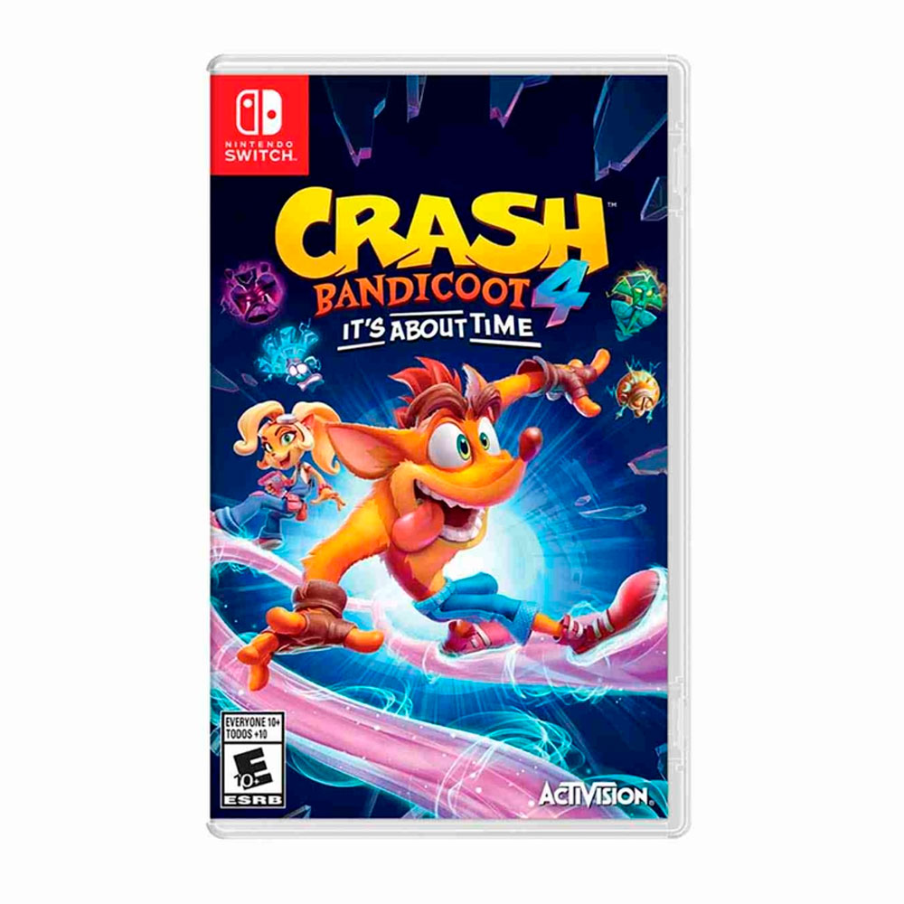 JUEGO NINTENDO SWITCH CRASH BANDICOOT 4 IT´S ABOUT TIME