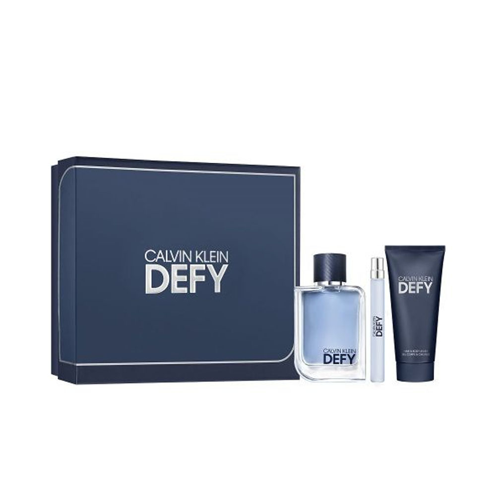Kit Perfume Calvin Klein Defy Eau De Toilette 100ml + 10ml + Gel de Ducha 100ml