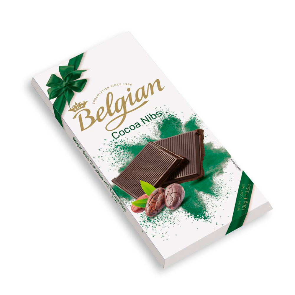 Chocolate The Belgian Cocoa Nibs 72% 100g