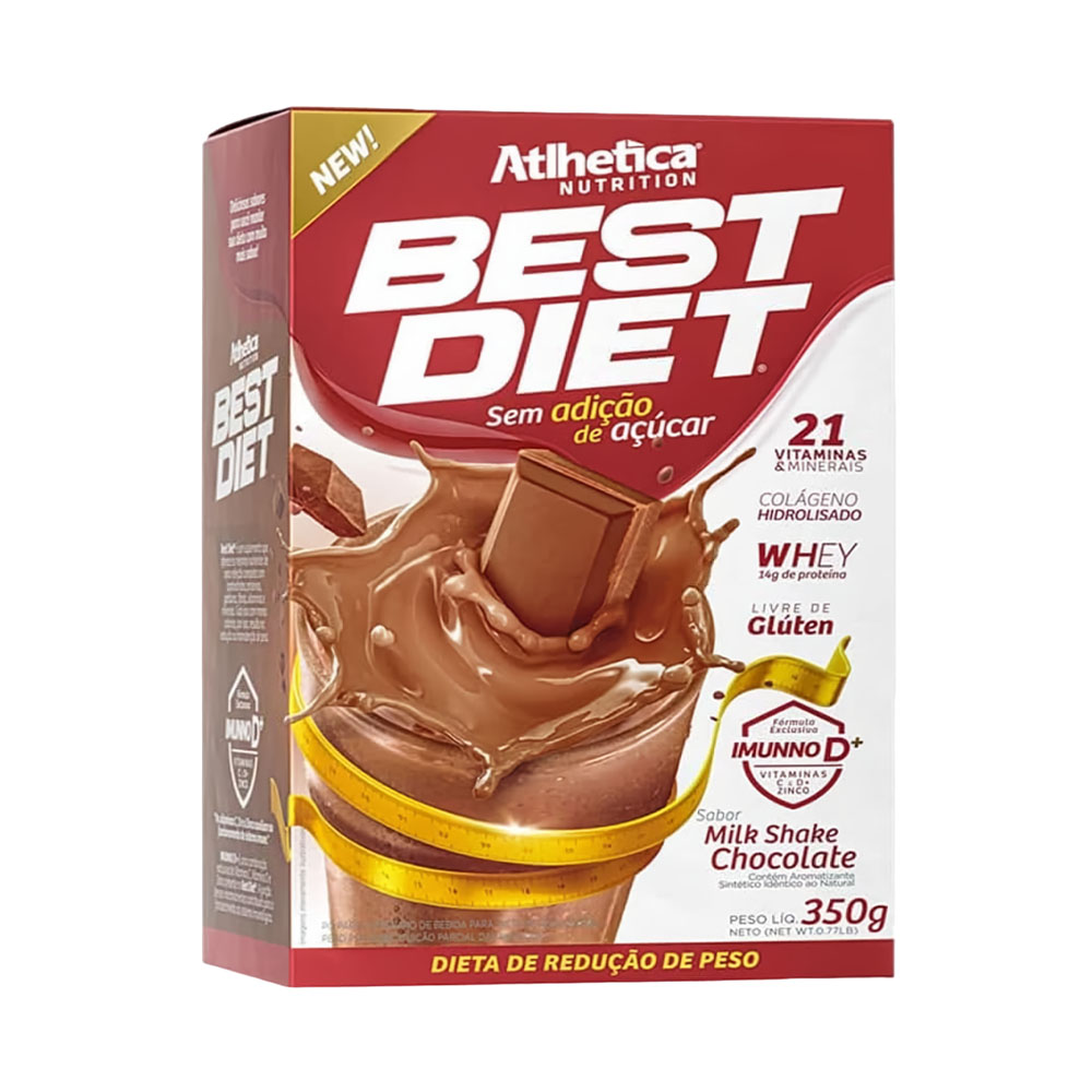 BATIDO ATLHETICA BEST DIET CHOCOLATE 350GR