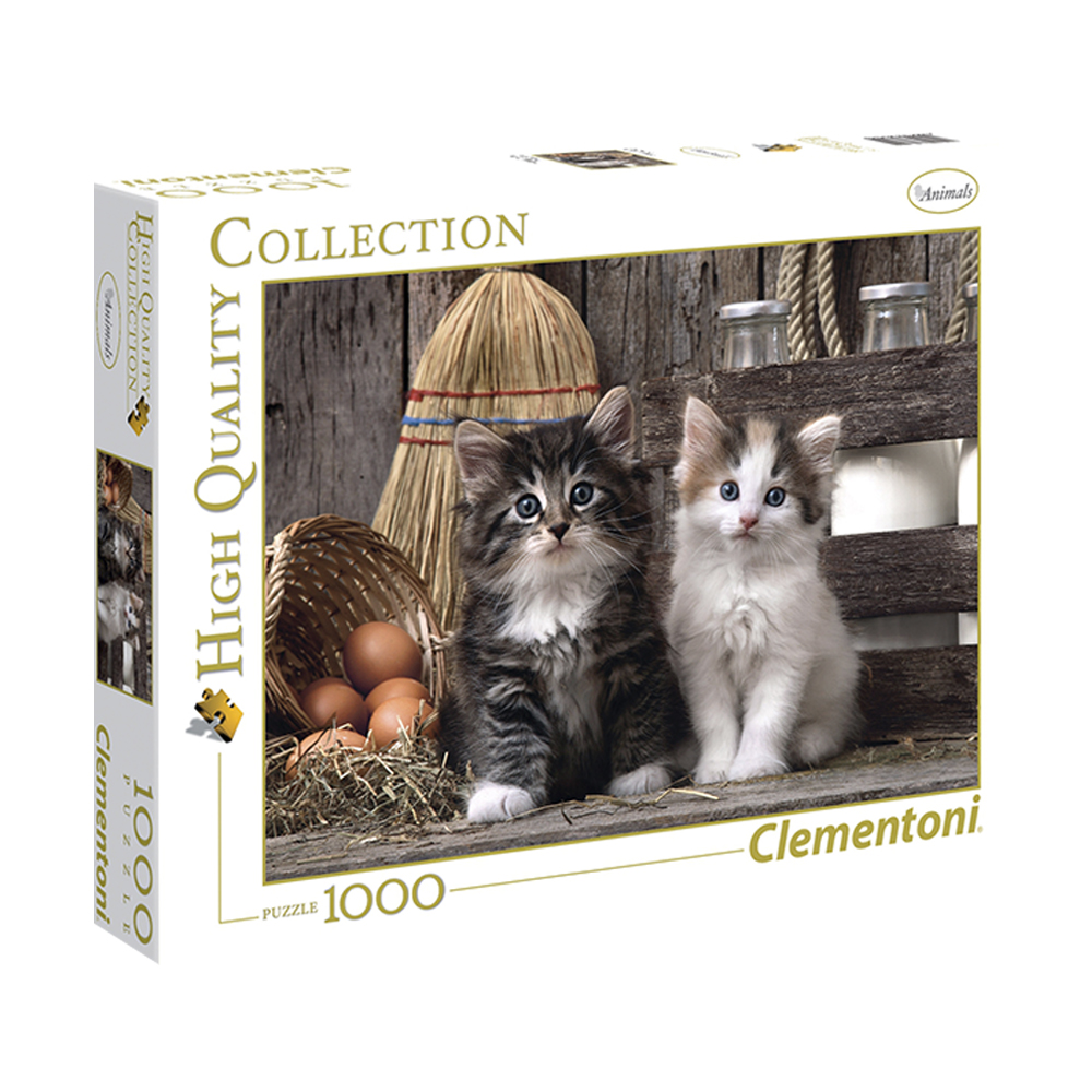 Rompe Cabeza Clementoni Lovely Kittens con 1000 - Ref. 39340