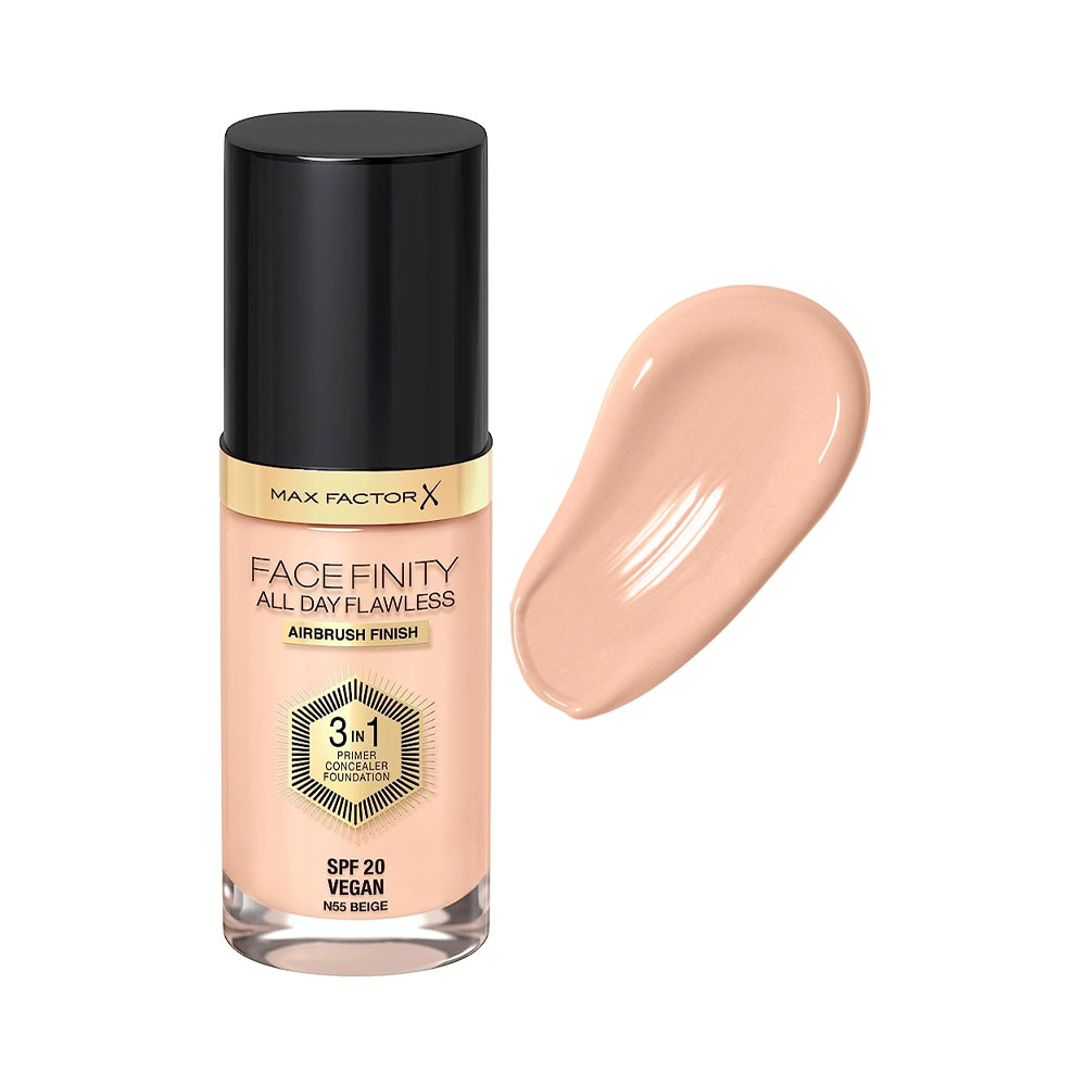 BASE DE MAQUILLAJE MAX FACTOR FACEFINITY AIRBRUSH FINISH N55 BEIGE