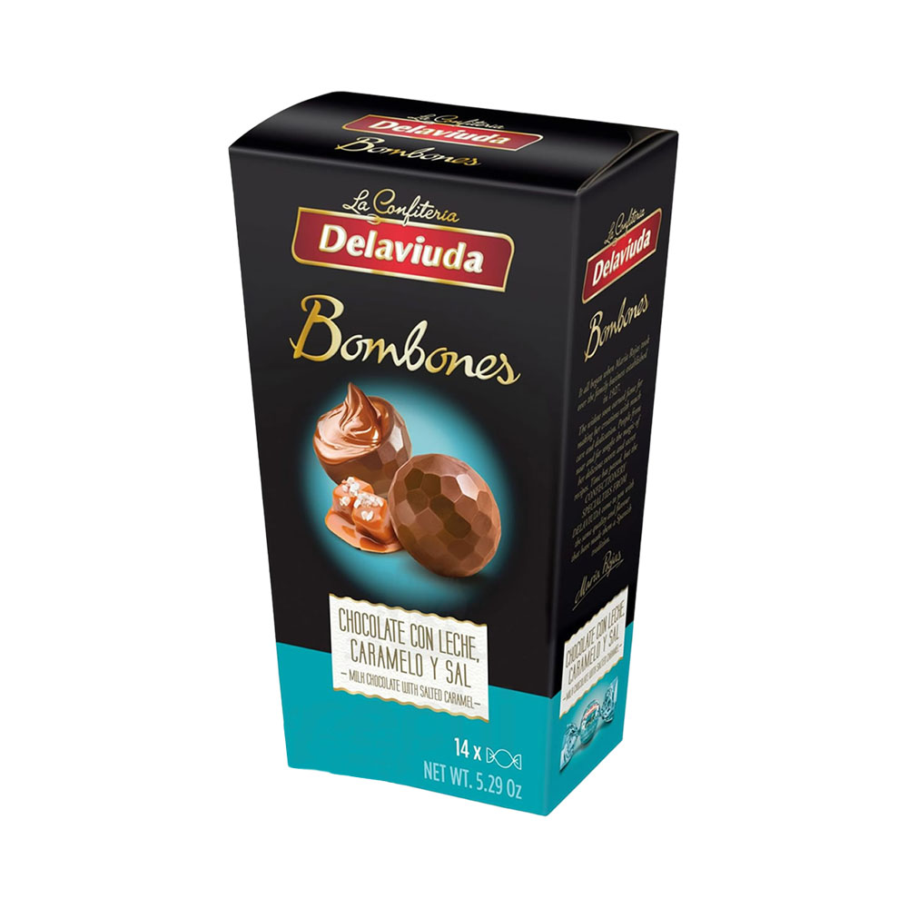 BOMBONES DELAVIUDA CHOCOLATE CARAMELO 150GR