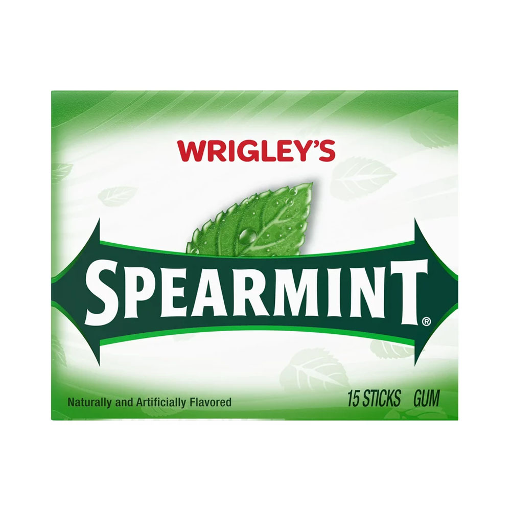 CHICLE WRIGLEY'S SPEARMINT 15 UNIDADES