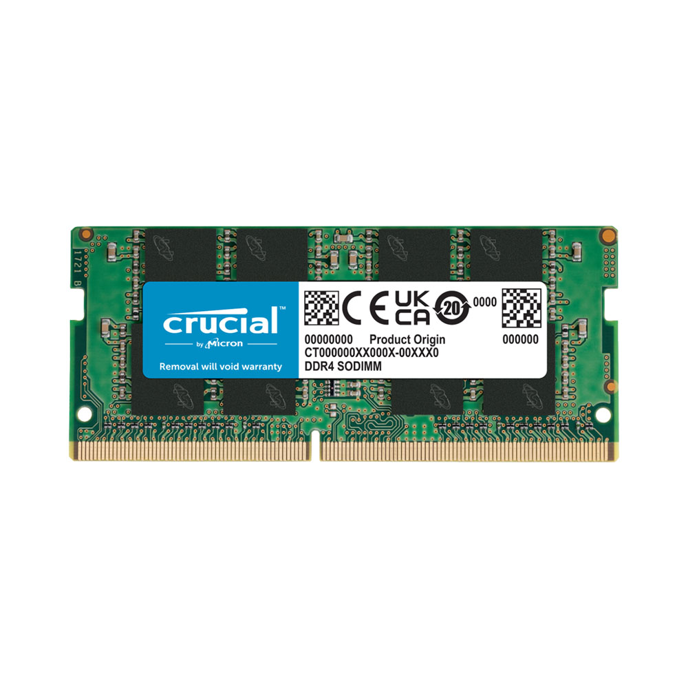 MEMÓRIA PARA NOTEBOOK CRUCIAL CT8G4SFRA32A 8GB 3200 DDR4
