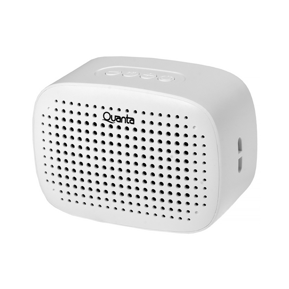 Speaker Quanta QTSPB63 3W Bluetooth/ Radio FM/ Ranura Micro SD Blanco