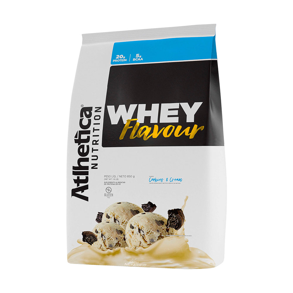 Proteína Atlhetica Nutrition Whey Flavour Cookies Cream 850g