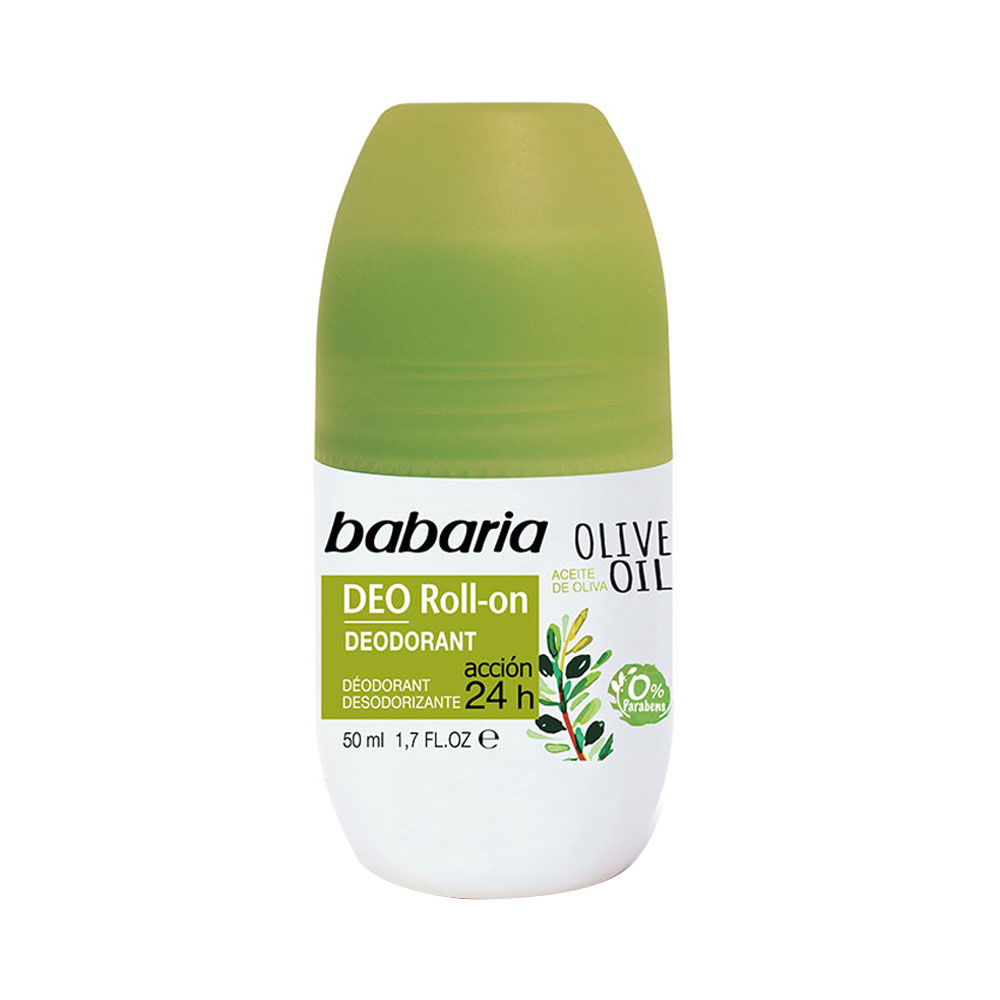Desodorante Babaria Roll On Olive Oil 24h 50ml