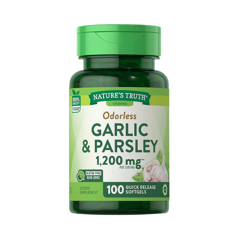 Odorless Garlic & Parsley Nature's Truth 100 Softgels