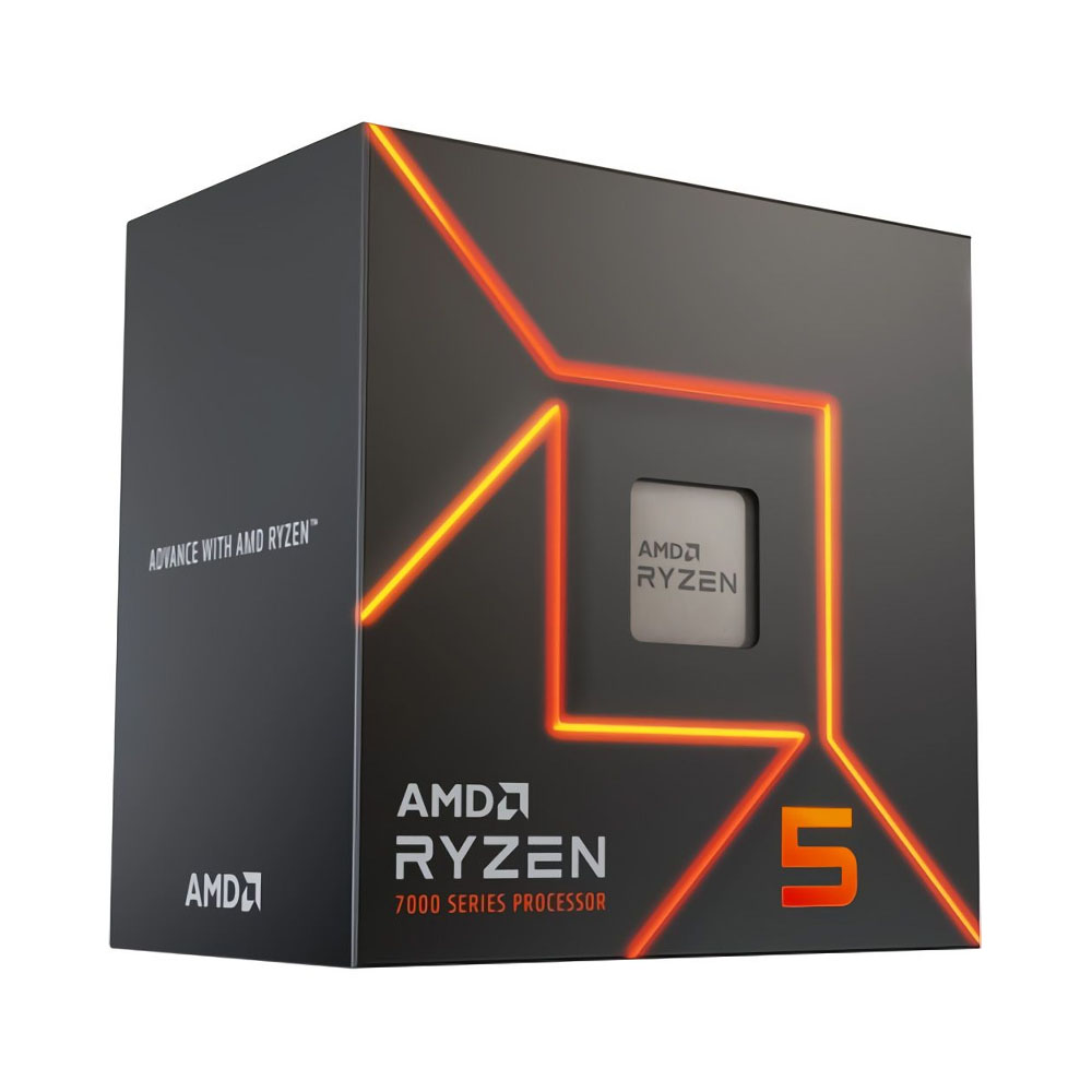 PROCESSADOR AMD RYZEN R5-7600 SÉRIE 7000 AM5 3.8GHZ 32MB
