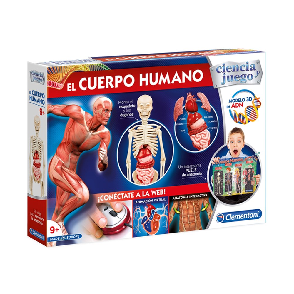 Juego de Ciencia Clementoni El cuerpo humano - Ref.55089