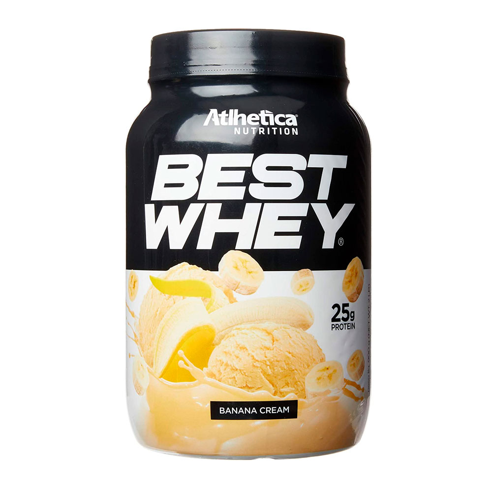 Proteína Best Whey Atlhetica Nutrition Banana Cream 2lb 900g