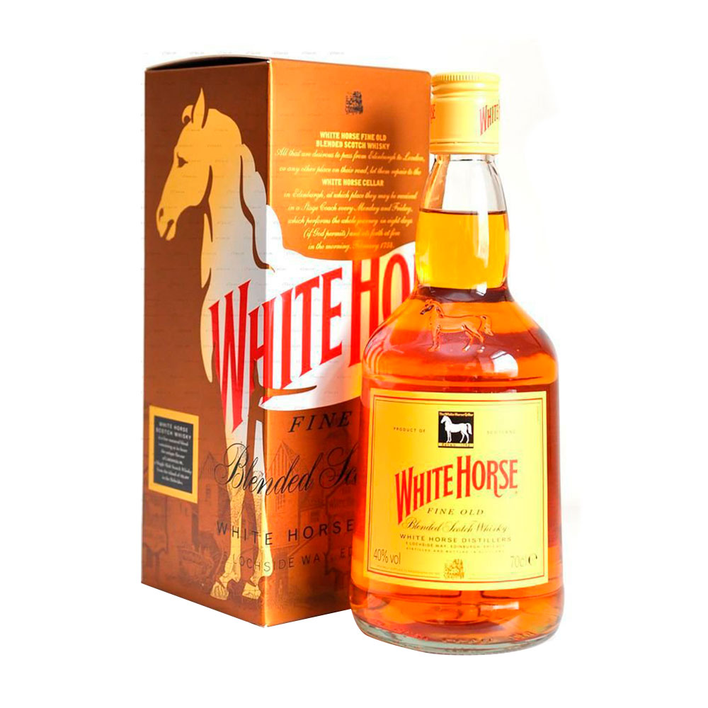 Whisky White Horse 1L 8años  con Caja