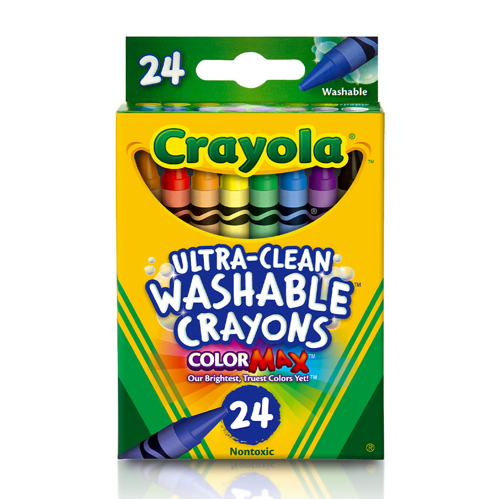 Lápiz de Crayón Crayola Lavable con 24 colores - Ref.52-6924