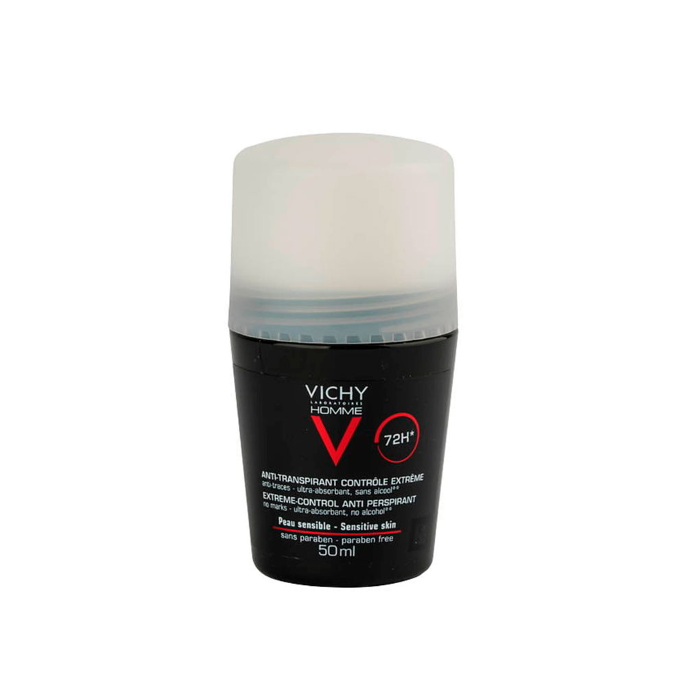 Desodorante Roll-on Vichy Homme Anti-Transpirante 72h 50ml