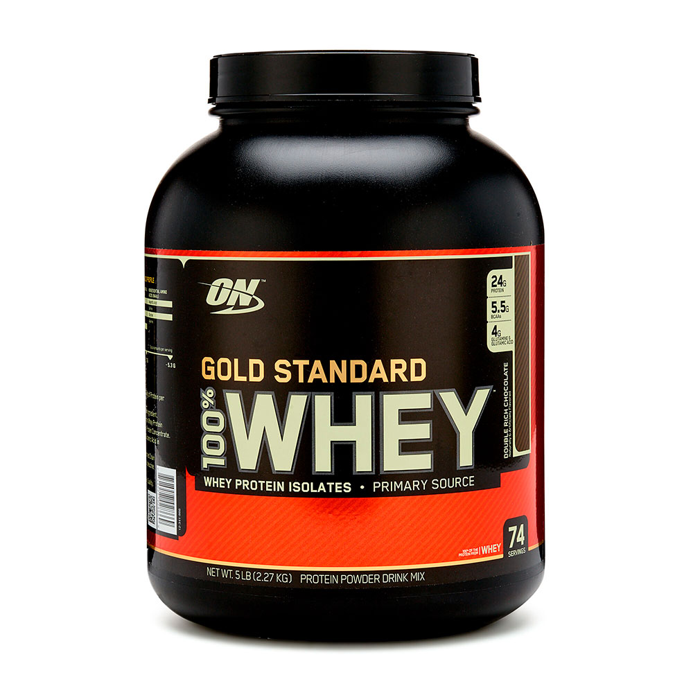 Gold Standard 100%Whey Protein Optimum Nutrition Double Rich Chocolate 5lb 2.27g
