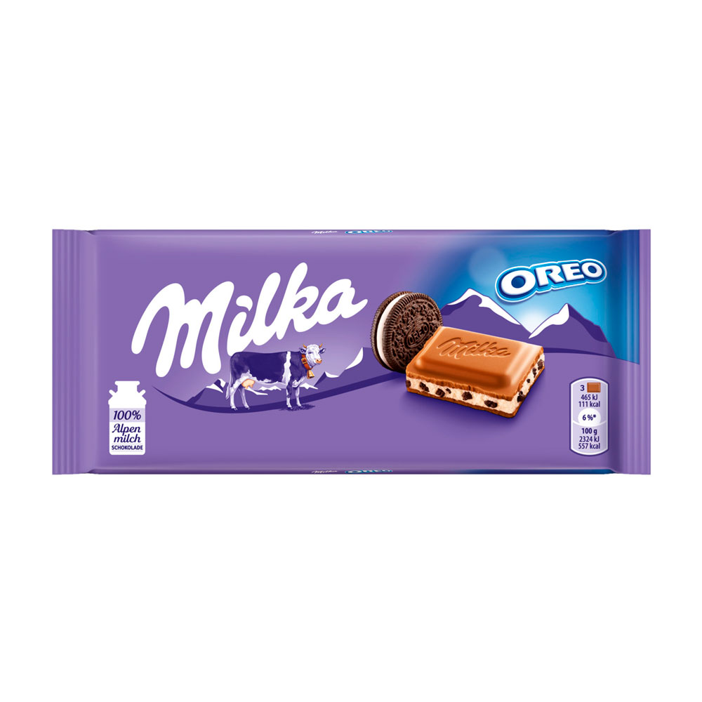 CHOCOLATE MILKA OREO 100GR