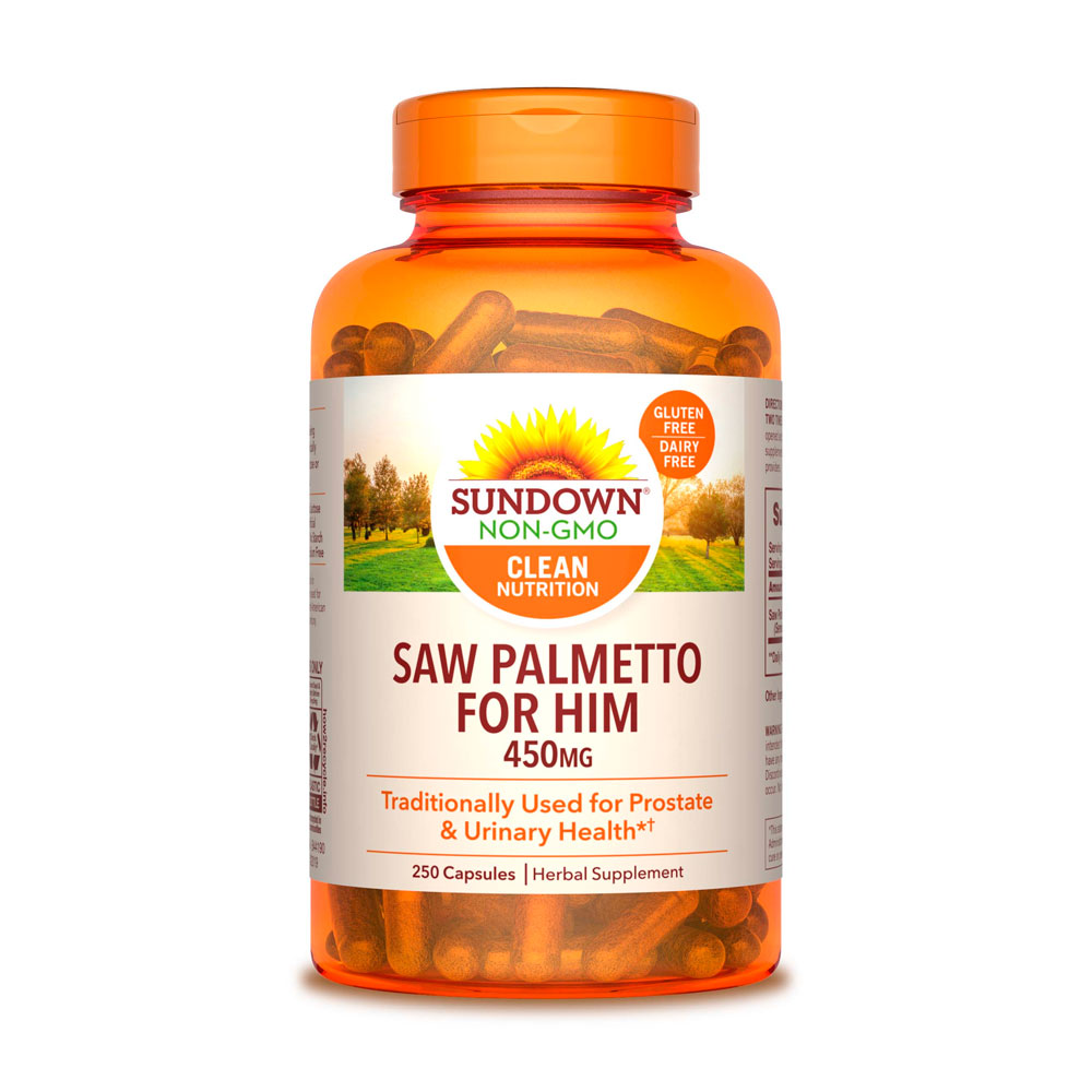 Saw Palmetto Sundown Naturals 450mg 250 capsulas