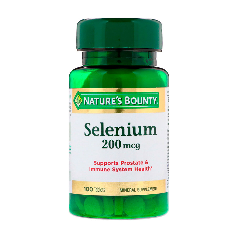 Selenium Nature's Bounty 200mcg 100 Tabs