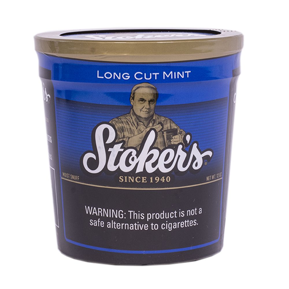 Tabaco Para Mascar Stoker's Pote Long Cut Mint