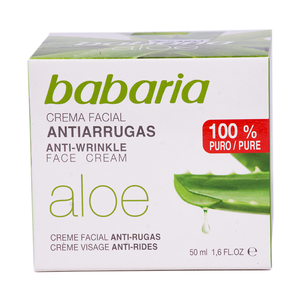 Crema Facial Babaria Anti-Arrugas Aloe 50ml