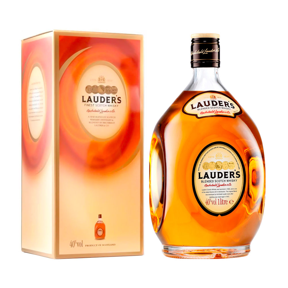 WHISKY LAUDER'S  BLENDED SCOTCH 8 AÑOS 1L